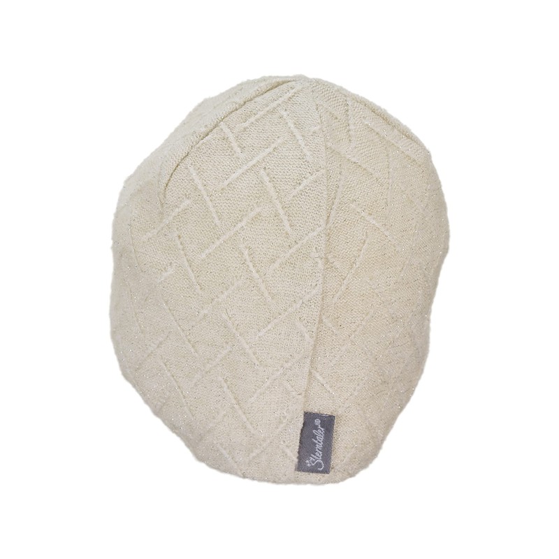 Sterntaler Baby Girl Flower Beanie Hat, Ecru, 51, ecru