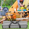 YeahBoom Light Stand Carry Bag, gray, Hard shell trolley with