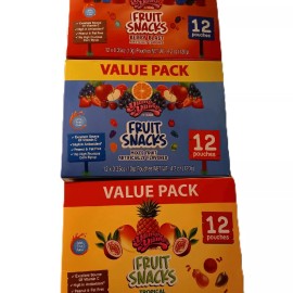 value pack fruit snacks box
