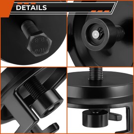 For LS Harmonic Balancer Puller 25264 Crank Pulley Puller Fit for GM, Chrysler, Jeep, Dodge, Automotive Replacement Engine Quickly Remove Harmonic Balancers without Tapped Holes