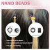 MioYio Nano Hair Extensions Human Hair 7/60#-Caramel Color Mixed With