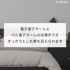 Formia HT-A030W-BK Tabletop Alarm Clock, Stand, Luminous, Silent, Continuous Second