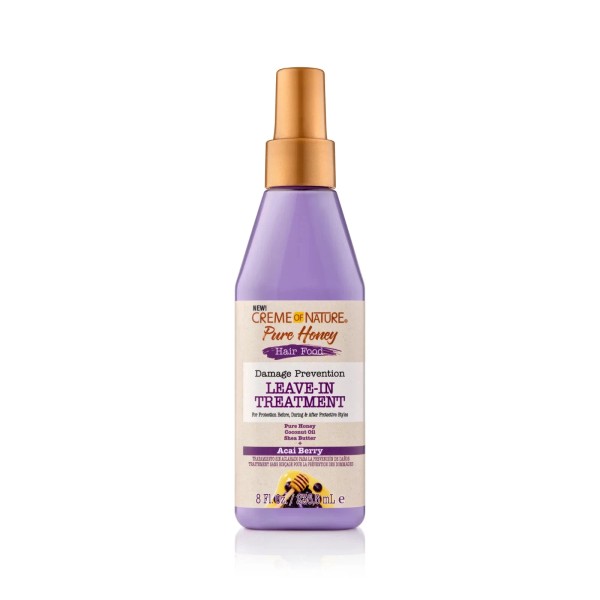 CREME of Nature Pure Honey Hair Food Damage Prevention Leave