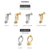 ROQUE Earring Converter, Choose from 3 Types, Screw Spring Type,
