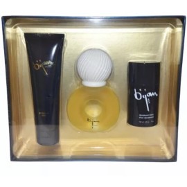 Bijan for Men Set 2.5 oz Cologne Spray 3.3 oz After Shave Balm 2.5 oz Deodorant