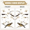 JarThenaAMCS 9 Sheets Spring Summer Bird Branch Window Clings White
