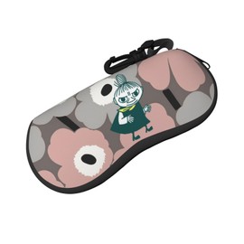 Asamike EGX204 Glasses Pouch, Glasses Case, Moomin, Little My Eyeglass Case, Glasses Bag, Unisex, Unisex, Anti-Scratch, Lightweight, Multifunctional, Soft, Thin, Portable, Fashionable, Cute, Simple,