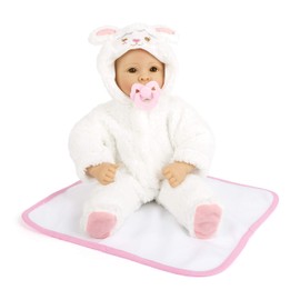 Small Foot Baby Doll with Soft Body / includes Cosy Blanket, Romper Suit and Dummy / 40 cm / 2 years and Above