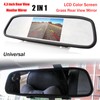 YUANTING Car Rear View IR Camera 4.3" Mirror Monitor For