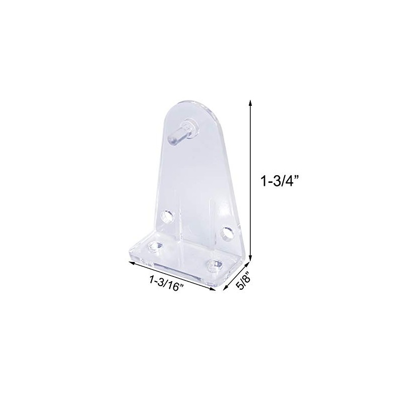 DBOO Mini Blind Brakets 4 PCS 2" Blind Hold Down