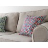 DDintex Floret LONDON Cushion Cover Poppy & Daisy Green 45x45cm