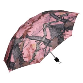 Rivers Edge Products Compact Folding Umbrella, 42-Inch, Pink Camouflage