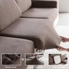 OHSIO Stretch Sofa Covers for Sectional Couch – Soft Washable