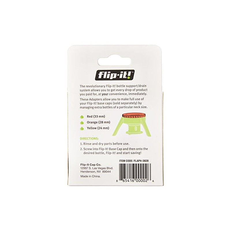 Flip-It! 28mm Orange Extra Adapter Pack