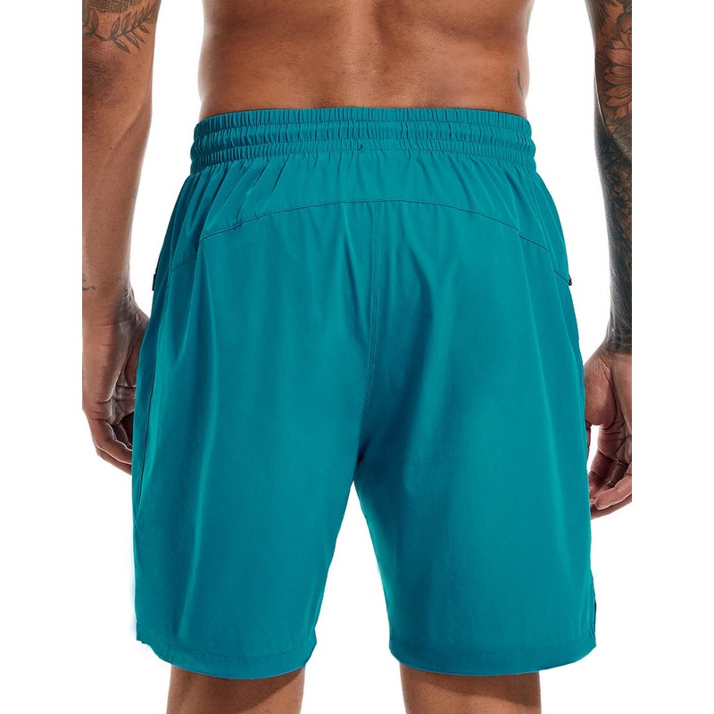 Atforna Men's Long 2-in-1 Swimming Shorts with Compression Quick-Drying Breathable