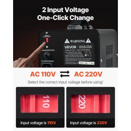 Heavy Duty 1500VA Voltage Converter Transformer 110V 220V Step Up/Down Power Isolation and Auto TransformerDefault: Default