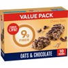 Fiber One Chewy Bars, Oats and Chocolate, Fiber Snacks, Value