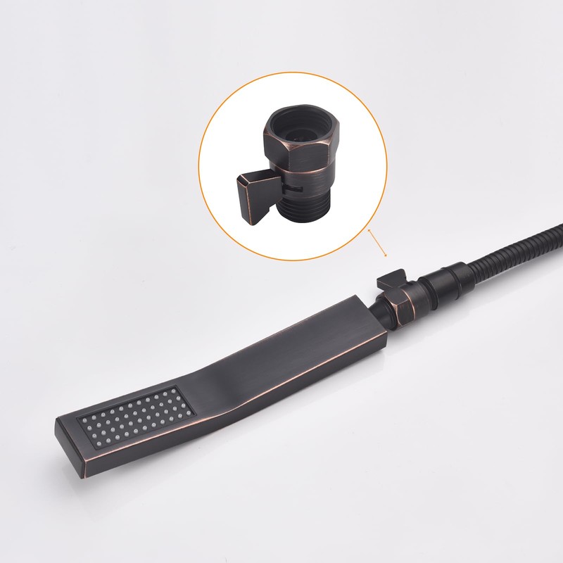 Oil Rubbed Bronze Water Flow Control Valve, Shower Head Flow