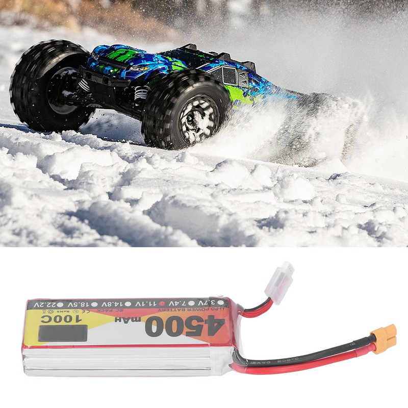 RC Lipo Battery 4500mAh 11.1V 100C 3S Remote Control Vehicles