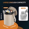 Surume 2 Gallon Silicon Car Trash Can with Lid -