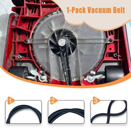 GAEYGDA Vacuum Cleaner Round Rubber Belt 66100/30563B Compatible with San-itaire Commercial Upright Vacuum SC679 SC684 SC688 SC886 SC887 SC888 SC899 Eure-ka 52100 52100C