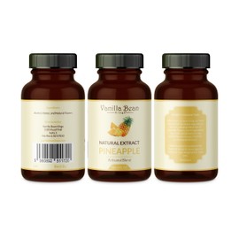 Natural Pineapple Extract for Baking and Flavoring - 4 OZ - Premium Quality Natural Flavors for Baked Goods, Desserts, & Cooking