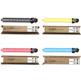 VASTSUN IM C2000 IM C2500 Toner Cartridge Compatible for Ricoh IMC2000 IMC2500 842307 842308 842309 842310 Toner Cartridge High Yield Replacement for Lanier Savin IM C2000 IM C2500 Printer, 4-Pack