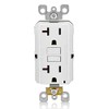 Leviton Self-Test SmartlockPro Slim GFCI Non-Tamper-Resistant Receptacle with LED Indicator