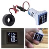 XIITIA 3pcs 3 in 1 60-500V 0-100A AC Digital Ammeter