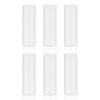 2.6 Inch Tall White Plastic Candle Covers Sleeves Chandelier Socket