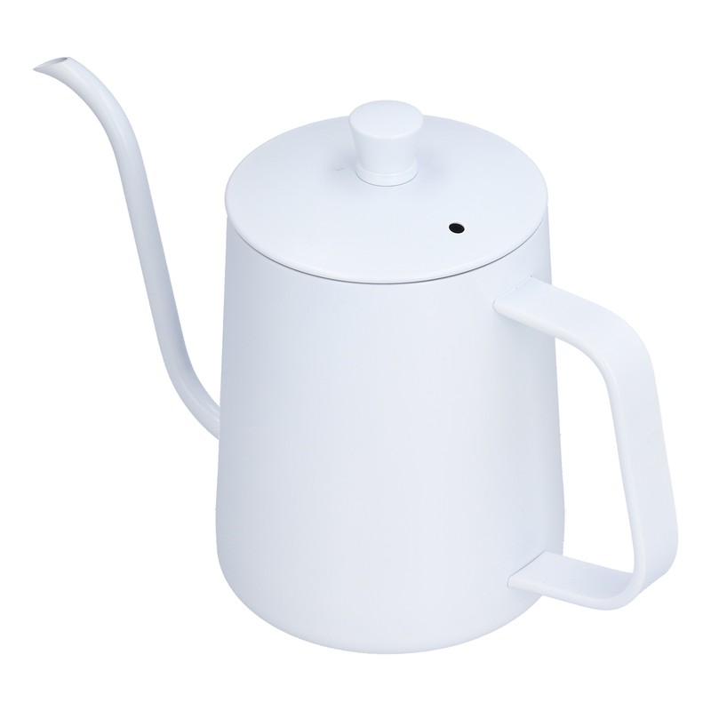 Coffee Kettle Stainless Steel Mini Portable White Thin Mouth Pour