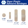 MED PRIDE Junior Strip Bandages Small Bandages for Fingers, Hypoallergenic