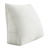 Johnear Triangular Headboard Pillow Daybed Wedge Pillow Cotton Linen Large