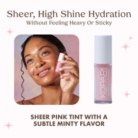 Kopari Kopari Tri-Peptide Lip Cloud, Infused with Ceramides & Hyaluronic Acid, Visibly Softens, Smooths, and Plumps Lips, Locks in Moisture & Hydration