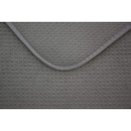 BW&HM Microfibre Drying Mat for Drying Plates, Cutlery Quick Drying and Easy Care 40 cm x 46 cm Pack of 2 Grey