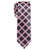 (リトリーズ) RETREEZ エレガント ビンテージ タータンチェック 織布 マイクロファイバー スキニー ネクタイ -