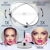 XXLarge Oversized 3X Weak Magnifying Mirror with Stand for Desk,