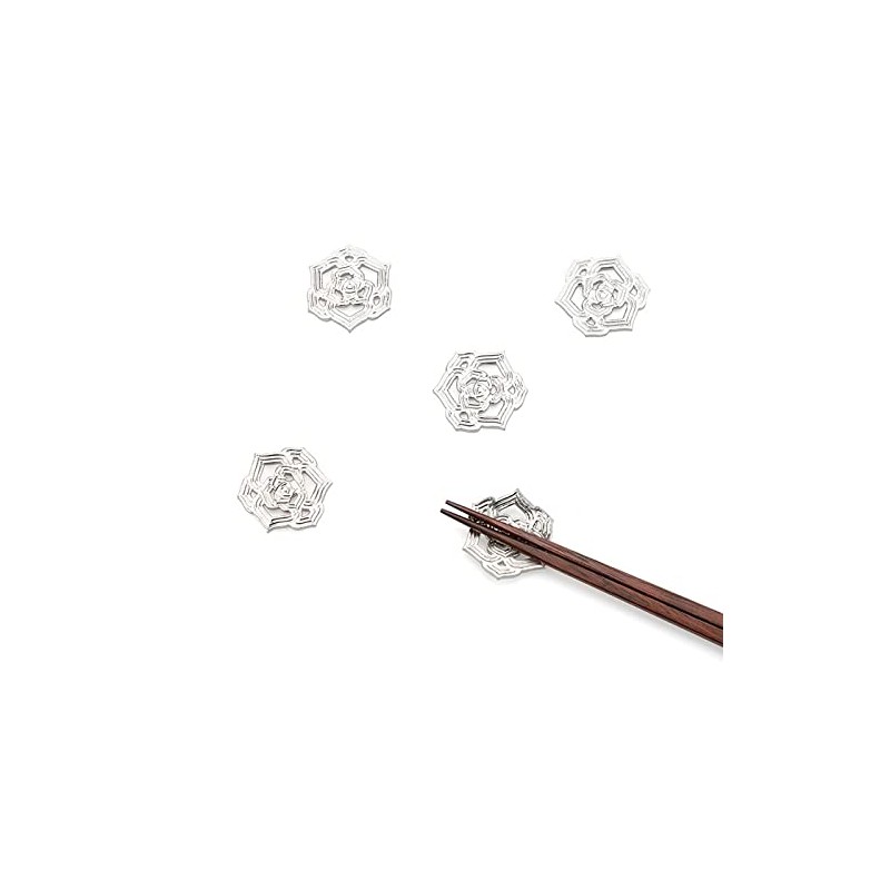[Nousaku Japanese Paper Wrapping] Chopsticks Rest Rose Yumi Katsura