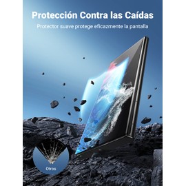 UGREEN 2 Pack Protector de Pantalla Galaxy S23/S22 Ultra 3D Curvo, Película TPU Flexible, Fácil Instalación, Sin Burbujas, Resistente a Arañazos, Antihuellas, Cobertura Total, HD Transparente
