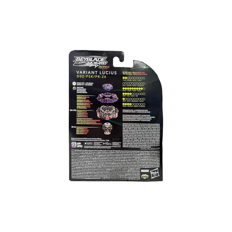 Hasbro F7799 Beyblade Burst Pro Series Variant Lucius D02-PSK PR-24