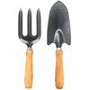 fiXte Hand Fork and Hand Trowel Garden Set Twin Pack