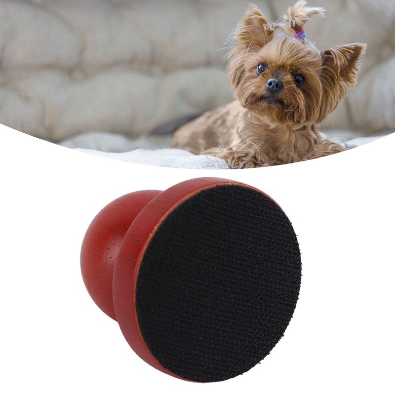 Dog Nail File Scratch Board Wooden Round Dog Scratch Pad