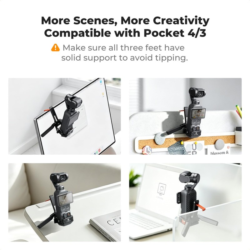 K&F CONCEPT PP63 Magnetic Expansion Frame for DJI Osmo Pocket