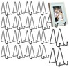 18 pcs 4.5in Plate Stands for Display,Metal Plate Holders Display