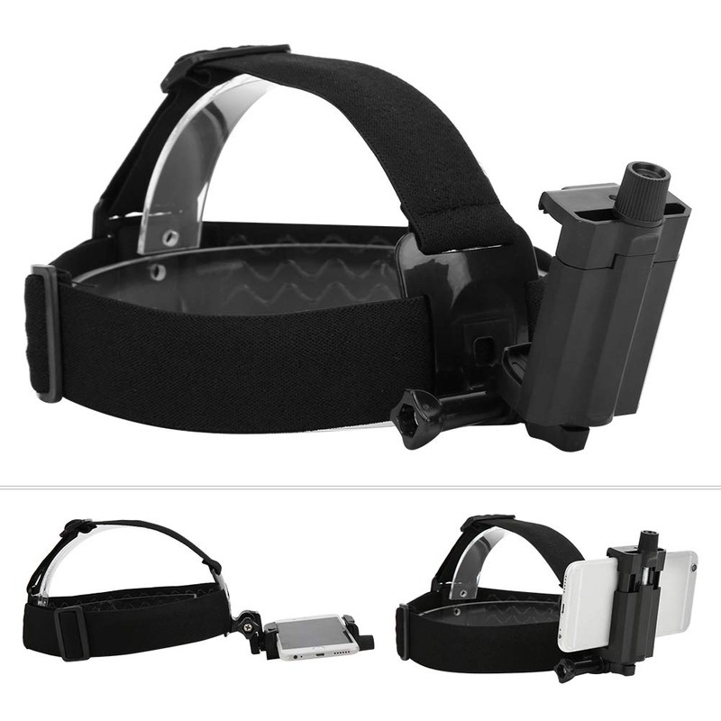 Head Mounted Phone Holder, First Person View Video Outdoor Live