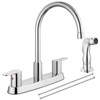Cinwiny 8 Inch Centerset Kitchen Faucet for Sink 3 Hole