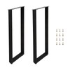 iWEDN 40 Inch Bar Height Table Legs, Heavy Duty Metal