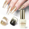 NXJ INFILILA Gold Cat Eye Gel Nail Polish, 0.5 oz