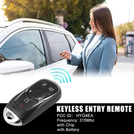 TUCKBOLD Keyless Entry Remote for Buick Lacrosse 2017 2018 2019 315Mhz HYQ4EA 5 Button Reusable | Control Replacement Car Key Fob 1 Pcs