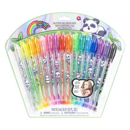 Townley Girl Panda 16 Piece Glitter Pen Body Art Set, Panda Themed, Glittery and Bright Colors, Ages 3 by Townley Girl
